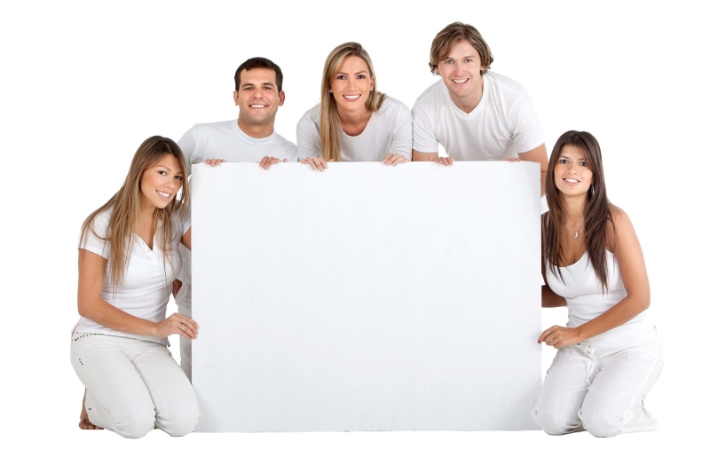 caucasian Ethnicity, showing, portrait, boy, shirt, togetherness, men, young Adult, friendship, crew, billboard, emotion, copy Space, women, cheerful, females