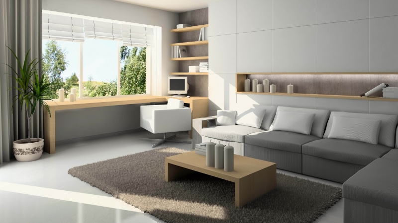 architecture, modern, flooring, home, day, table, carpet - decor, home interior, indoors, furniture, living room interior design picture, window, white color
