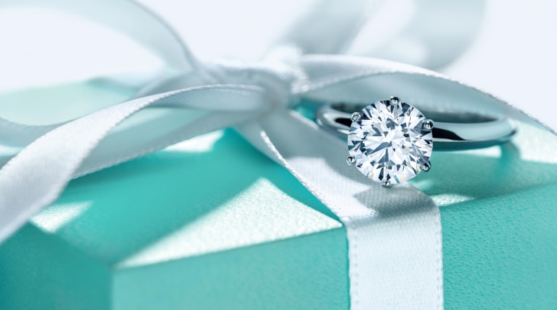Jewel, box, Ring, ribbon - sewing item, ribbon, blue, studio shot, 1080P, single object, close-up, luxury, no people, event, indoors, shiny, holiday, celebration
