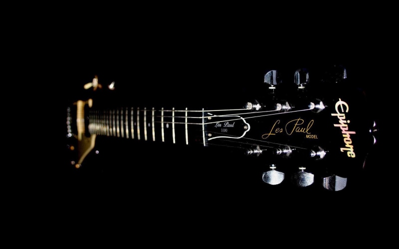1080P, brown, les, guitar, paul, gibson, epiphone, 1920x1200, gibson les paul, black, music, electric