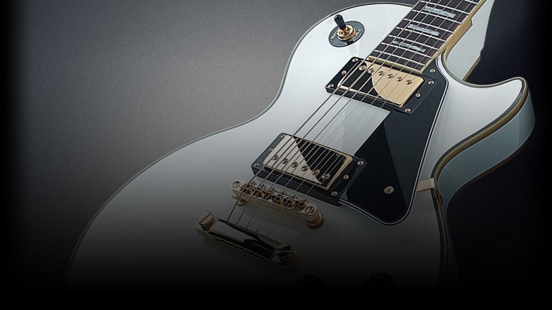music, Gibson, white, Guitar, 1080P, Rocksmith, gold, Les Paul