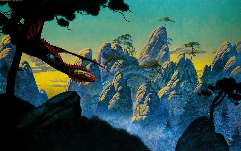 animals in the wild, outdoors, Roger Dean, mountain, plant, water, underwater, sea life, undersea, beauty in nature, day, nature, rock, sea, solid, no people