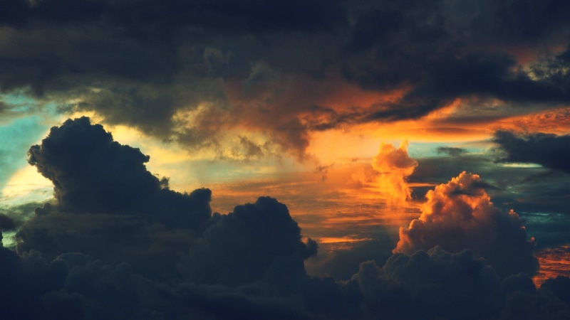s, amazing, sunset, cumulus, Best s, hd backgrounds, Nature s, 1080P, clouds, hd, sunset clouds, silhouette