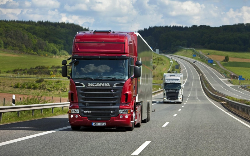 2K, r, cars, scania r 730, trailer, scania, 2560x1600, red, truck