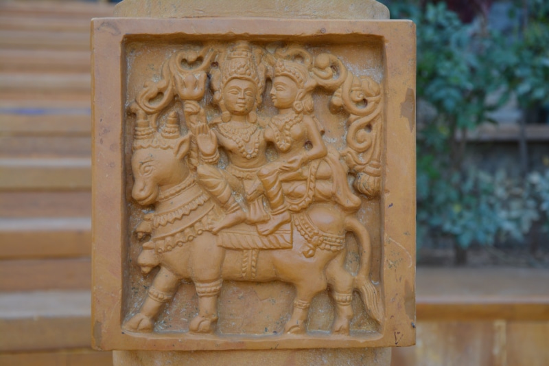 close-up, paarvati, udaipur, representation, outdoors, ganga govardhan museum, bas relief, museum, old, sightseeing, day, male likeness, sculpture, museums