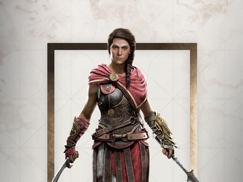 assassins creed, 1080P, Kassandra, fantasy, odyssey, girl, game