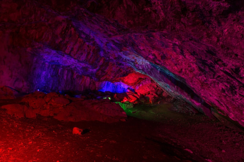 entrance, land, sous, terre, grotto, cave, stalagmites, 1080P
