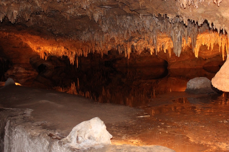 physical geography, stone, indoors, rocks, photo, stalagmite, virginia, caverns, nature, inside, water, geology, travel, day, rock formation, travel destinations