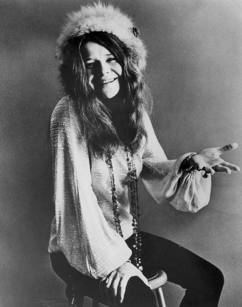pop, queen of psychedelic soul, casual clothing, performer, photo, hair, singer, young adult, music, portrait, 60s, janis joplin, smiling, lifestyles, one person
