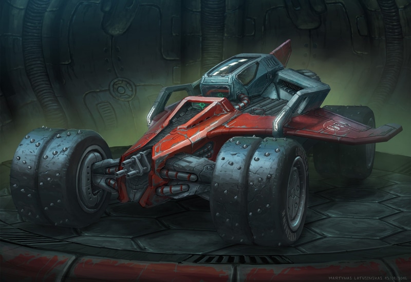 design, transport, technique, 1080P, car, Rock n Roll Racing Airblade Concept