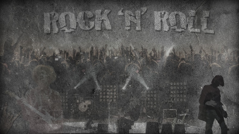 rock and roll, classic rock, 1080P, Jimi Hendrix, monochrome, Kurt Cobain, progressive rock