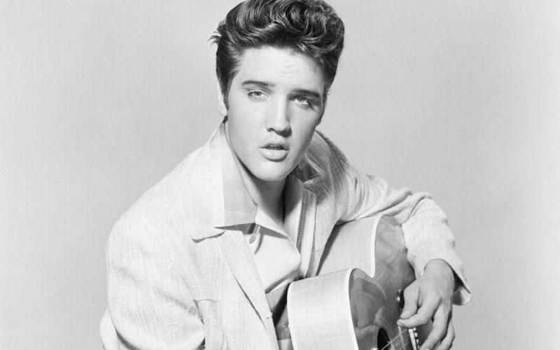 presley, bw, singer, elvis presley, 1080P, elvis, musician