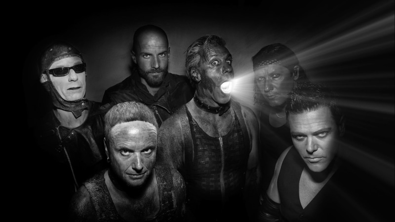 spooky, band, mask, night, Rammstein, emotion, movie, mid adult, poster, men, mask - disguise, people, indoors, adult, males, multiple image, disguise