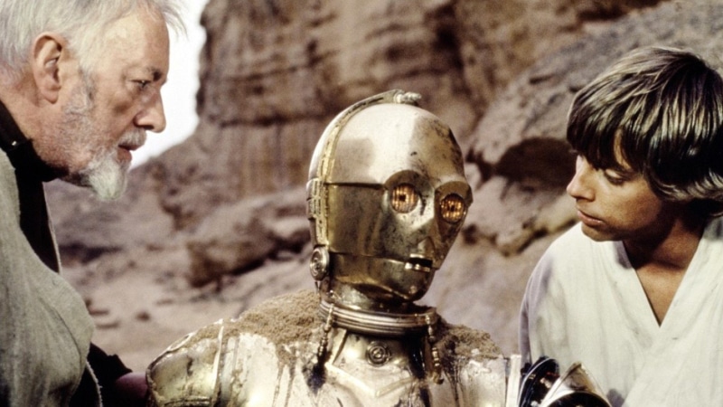 Star Wars, 1080P, Luke Skywalker, Star Wars Episode IV: A New Hope, Obi-Wan Kenobi, C-3PO