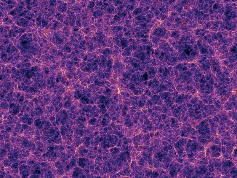 science, abstract backgrounds, pink color, nature, structure, no people, textured effect, 1080P, pattern, education, magnification, backgrounds, Millennium Simulation Project