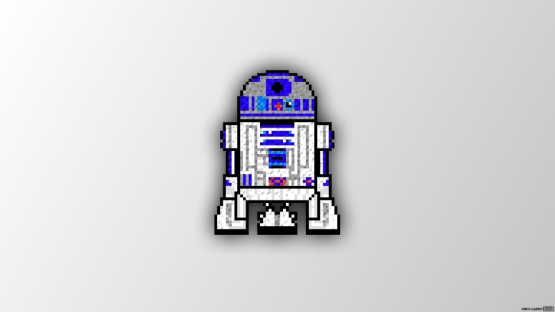 Star Wars, large group of objects, wars, white background, illustration, computer equipment, communication, copy space, cut out, multi colored, connection