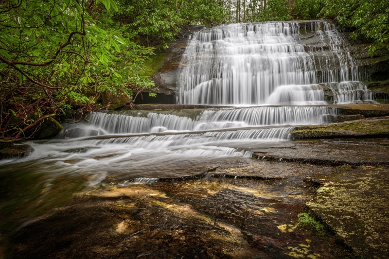 Pisgah National Forest, falls, geotagged, 瀑布, Motion, scenics, Nikon D800, Pisgah Forest, national, thailand, tropical Rainforest, District, Western North Carolina