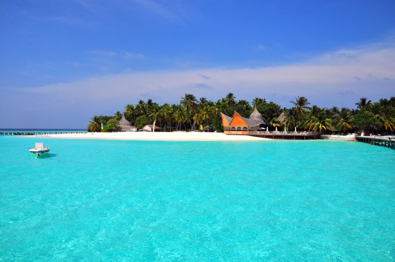 lagoon, day, 4K, tranquility, scenics - nature, no People, vacations, water, canoe, leisure Activity, tropical Climate, boats, island, nature, scenics