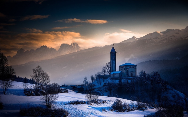 trentino, italy, alto, adige, astello, 1080P