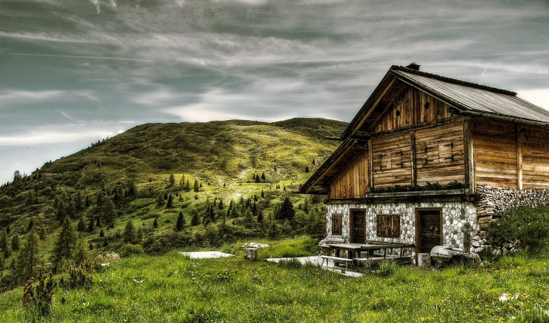 old, mountains, wooden, plant, trentino, grass, hiking, clouds, building exterior, 2K, unesco world heritage, architecture, green color, scenics - nature