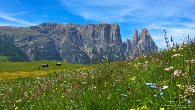 dolomites, trentino, Spring/Summer, 2K, italy, spring