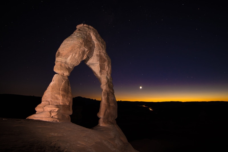 yellow, arid climate, solid, brown, no people, national park, physical geography, rock formation, delicate arch, scenics - nature, rock, arched, rock - object
