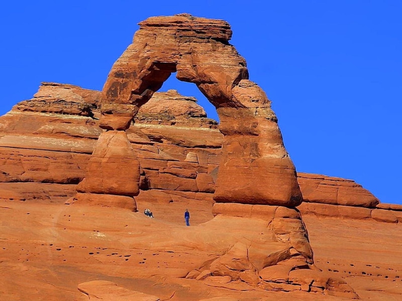 geology, scenics - nature, desert, sandstone, landscapes, no people, arches, travel, park, arch, physical geography, semi-arid, 720P, national, rock formation