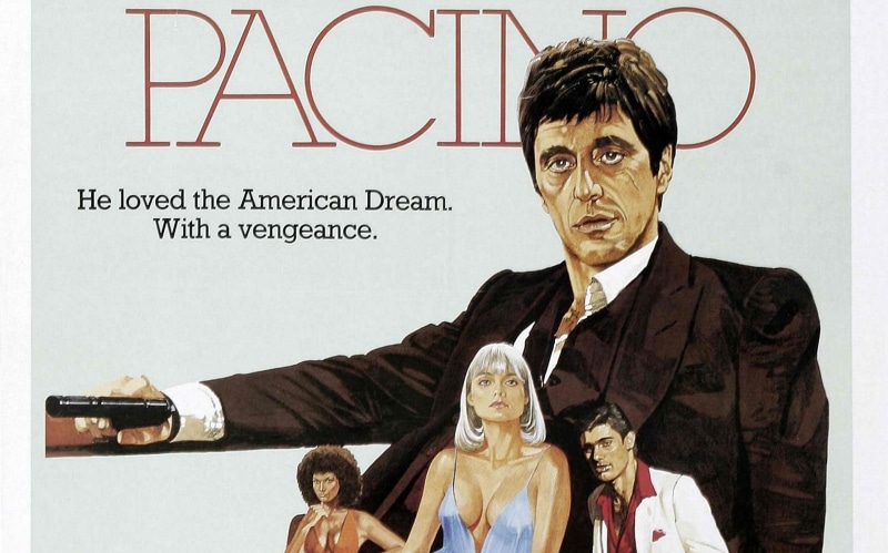 poster, crime, movie, 2K, film, drama, scarface