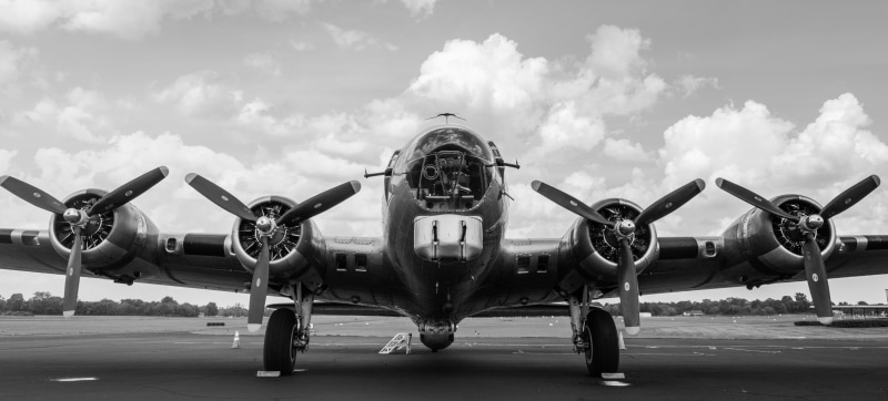 no people, sky, military, lebanon municipal airport, bomber, aerospace industry, mode of transportation, air force, world war 2, fighter plane, airport runway