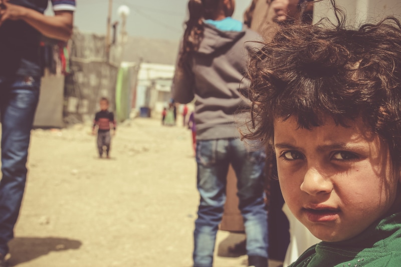 child, syrian, innocence, beqaa valley, childhood, day, men, real people, hairstyle, architecture, boys, standing, group of people, lifestyles, 2K, refugee
