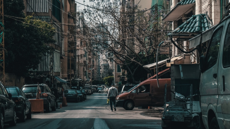 lebanon, bicycle, day, land vehicle, architecture, city, real people, building exterior, 5K, nature, mode of transportation, guy, residential district