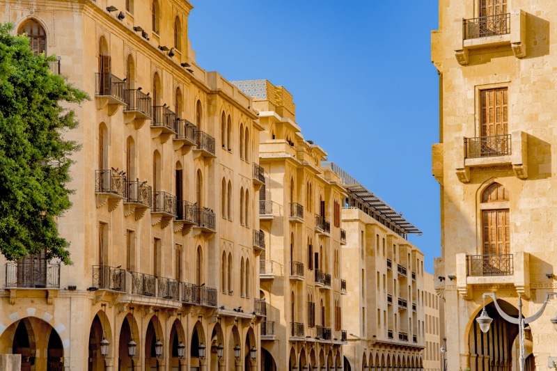 cityscape, 5K, window, residential district, lebanon, built structure, the past, clear sky, day, architecture, low angle view, city, no people, street