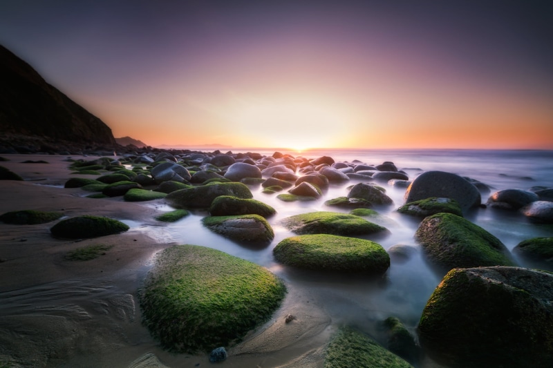 coastline, nature, fotografia, beauty In Nature, 720P, water, beach, golden hour, sunrise - Dawn, sunset, rock - Object, colors, rocks, rocky, landscape