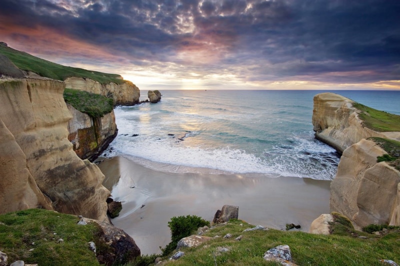 coastline, sky, victoria - Australia, Coastal Dreams, beach, nz, mountain, rocky mountain, rock - Object, sea, landscape, outdoors, cloudy, new zealand