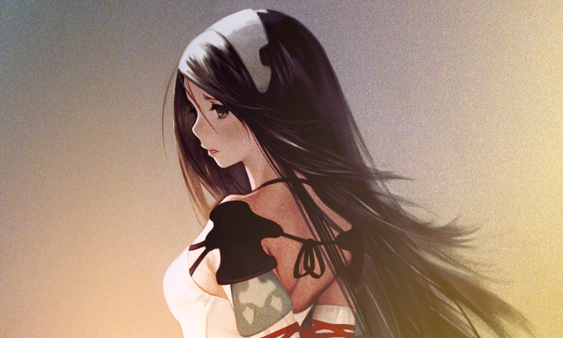 fashion, young adult, obscured face, adult, 720P, veil, Bravely Default, tousled hair, hair, one person, real people, headshot, Bravely Second, lifestyles