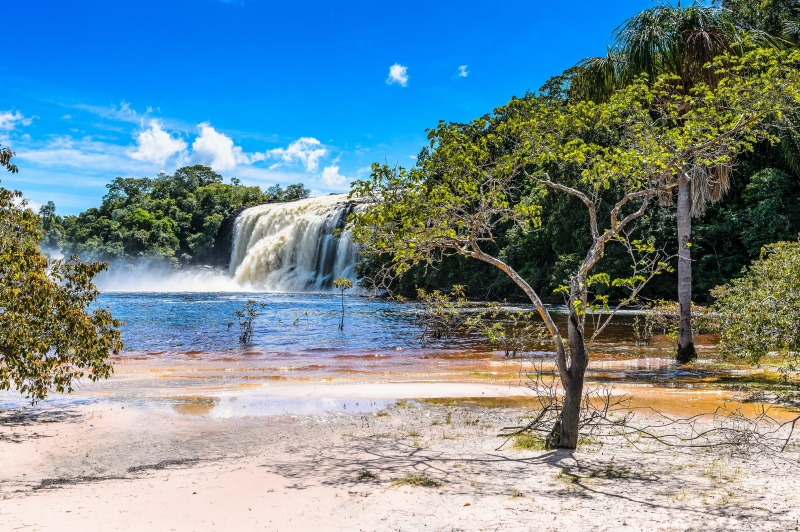 rivers, canaima, coast, venezuela, 4K, nature, parks, waterfalls