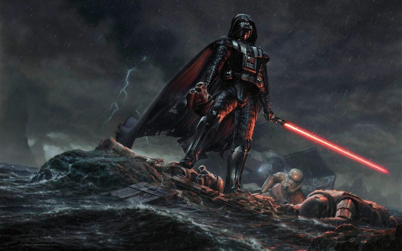 Star Wars, TIE Advanced, Storm Troopers, 1080P, Darth Vader