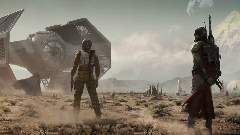 1080P, TIE Advanced, Mandalorians, Star Wars, Bounty Hunter