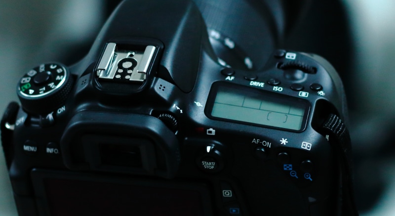 dslr, camera, 2K, lens, canon, black