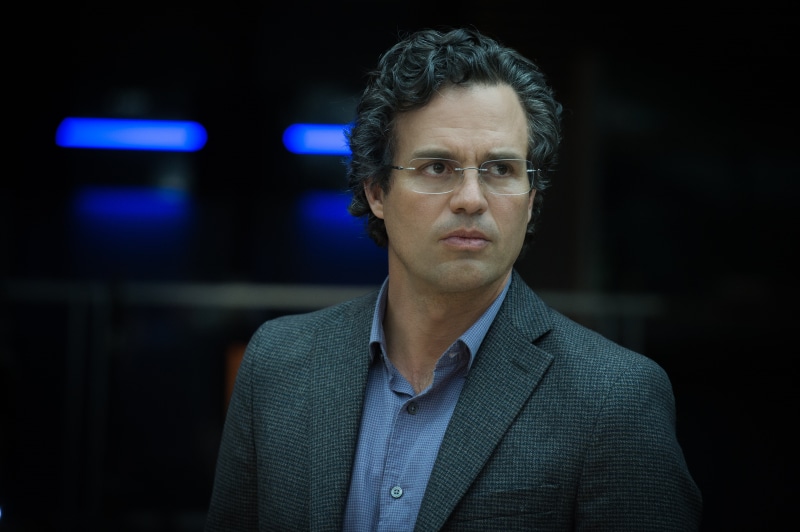 Bruce Banner, men, curly hair, The Avengers, Hulk, Mark Ruffalo, 4K, glasses, looking away, Avengers: Age of Ultron