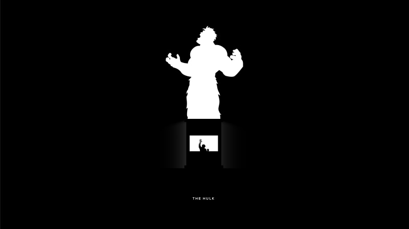 banner, hulk, Movies, bruce, strong, white, 8K, black, The Incredible Hulk, simple