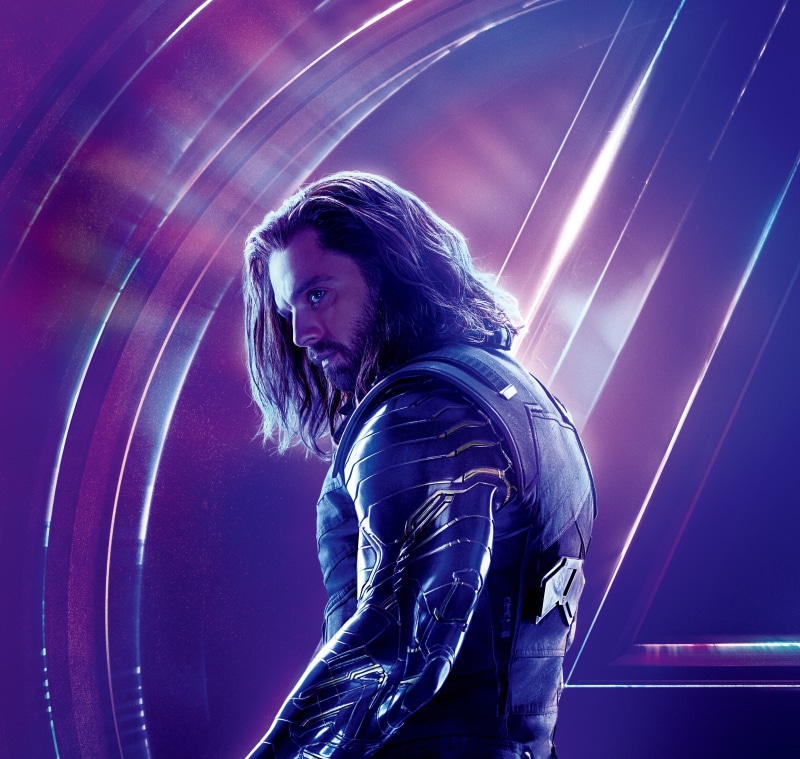 nightclub, waist up, young adult, White Wolf, Bucky Barnes, illuminated, night, adult, indoors, performance, nightlife, leather, laser, standing, 4K, event