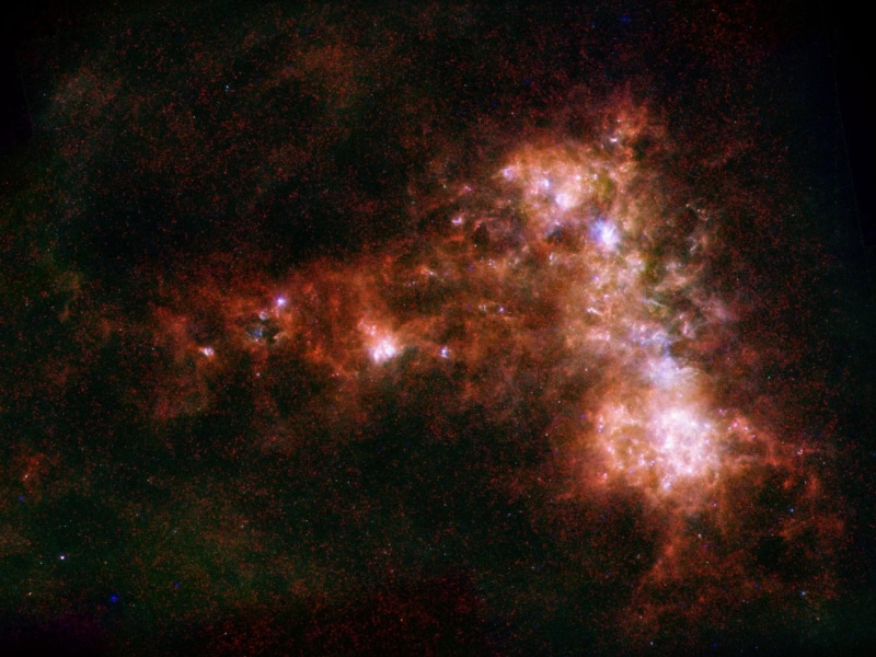 space, 720P, nebulae, spitzer, small, cloud, outer, magellanic, telescope, stars