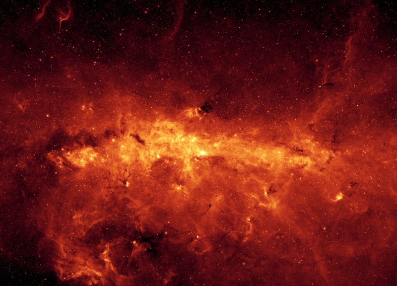 5K, Milky Way, Spitzer Space Telescope, galaxy