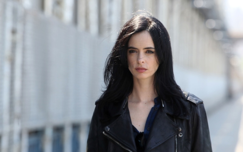 black hair, women, hair, looking at camera, real people, jones, ritter, front view, beautiful woman, jacket, day, hairstyle, one person, young women, leather