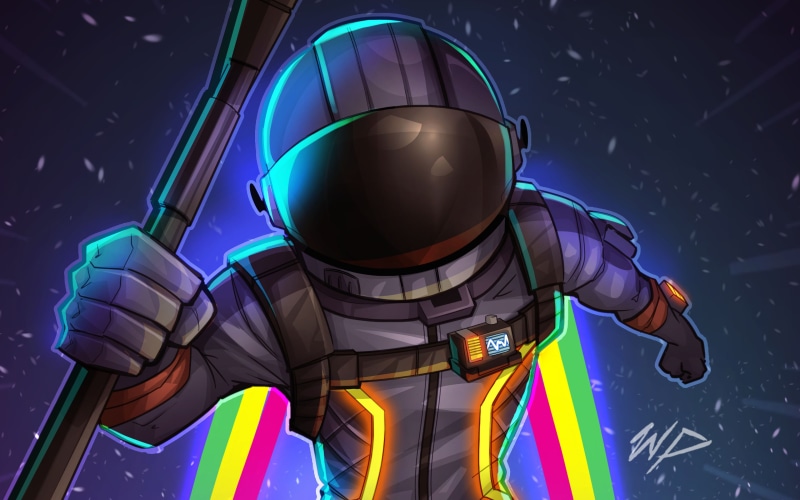 Dark, Voyager, Fortnite, k, 4K