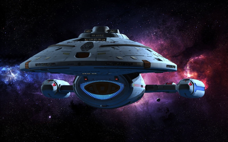 Sci Fi, Space, no people, military, night, astronomy, Voyager, exploration, science, spaceship, star, air vehicle, galaxy, mode of transportation