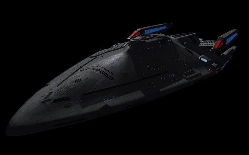 1080P, art, tv, hd, Voyager, entertainment, Star Trek, trek, star, starship, class, series, Prometheus