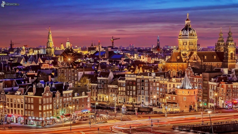 amsterdam, holanda, ciudad, europa, 1080P