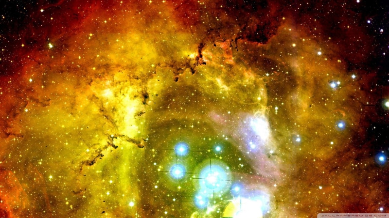 hd, nebula, art, stars, Galaxies, rosette, interstelar, space, 1080P, Clouds